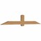 Ekena Millwork Eugene Smooth Timber Gable Bracket, Western Red Cedar, 96"W x 16"H x 3 1/2"D x 5 1/2"F, 4/12 Pitch GBW096X16X0406EUG00SWR - alternate 2